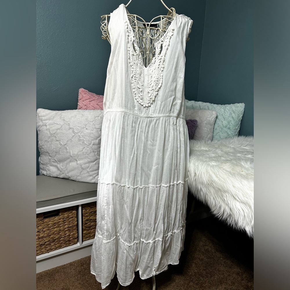 COTTON WHITE DRESS